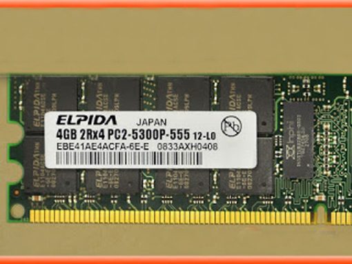 Ram Elpida 4GB DDR2 667aECC REG PC2-5300P japan server workstation