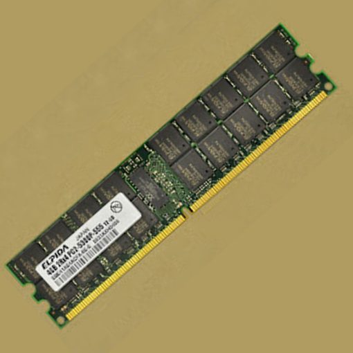 Ram Elpida 4GB DDR2 667aECC REG PC2-5300P japan server workstation