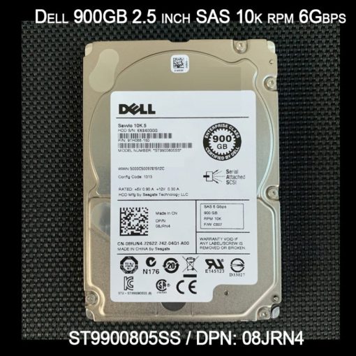 Ổ cứng HDD 2.5 inch Dell 900G sas 10k enterprise ST9900805SS 6Gbps