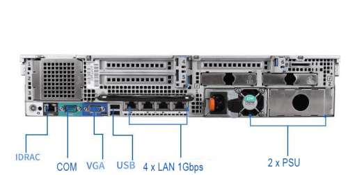 Máy chủ Dell PowerEdge R730 R730XD E5-2600 V3 V4 DDR4 chính hãng