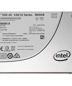 Ổ cứng SSD Intel DC S3610 800GB NAND MLC 2,5 inch SATA 6Gb/s