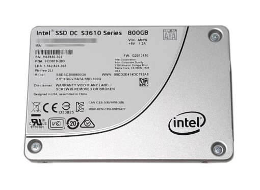 Ổ cứng SSD Intel DC S3610 800GB NAND MLC 2,5 inch SATA 6Gb/s