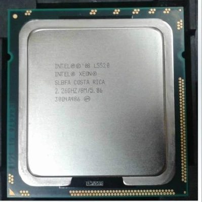 CPU Intel Xeon  L5520 2.26GHz  4 cores 8 threads 